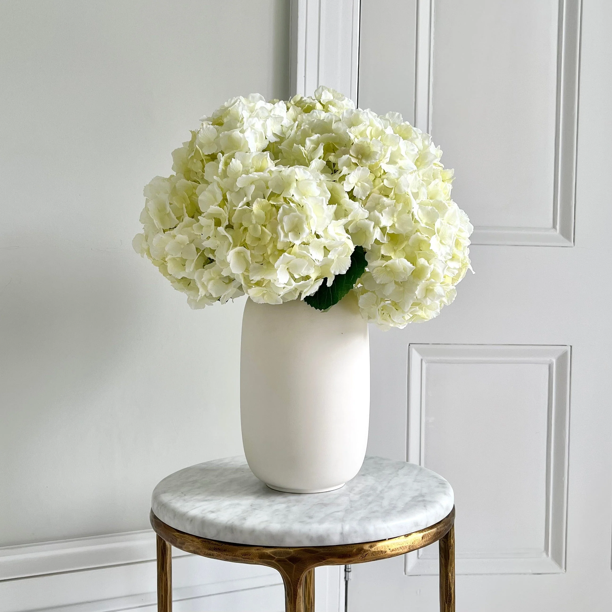 Artificial Cream Hydrangea Lacecap - Image 5