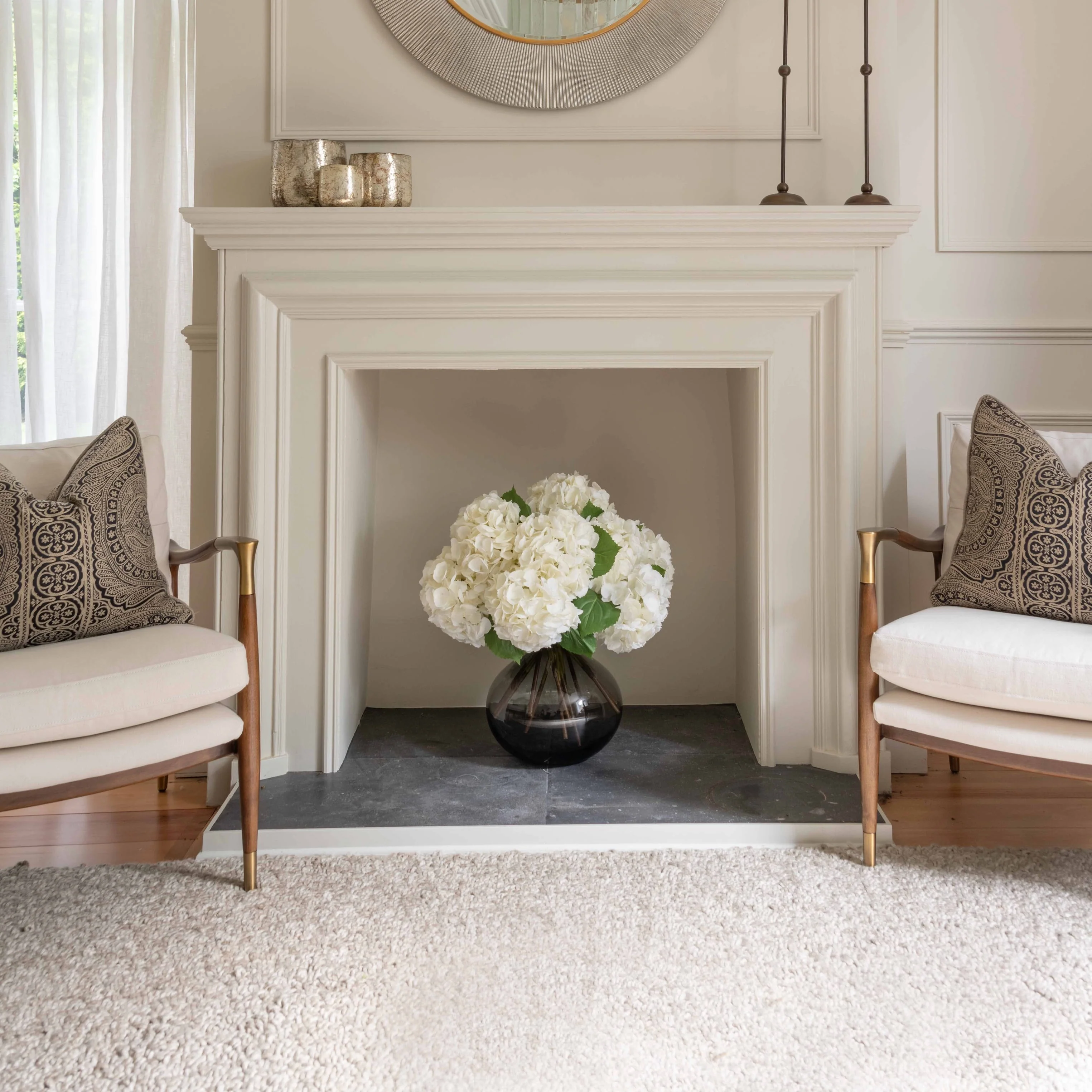 Artificial White Hydrangea - Image 6
