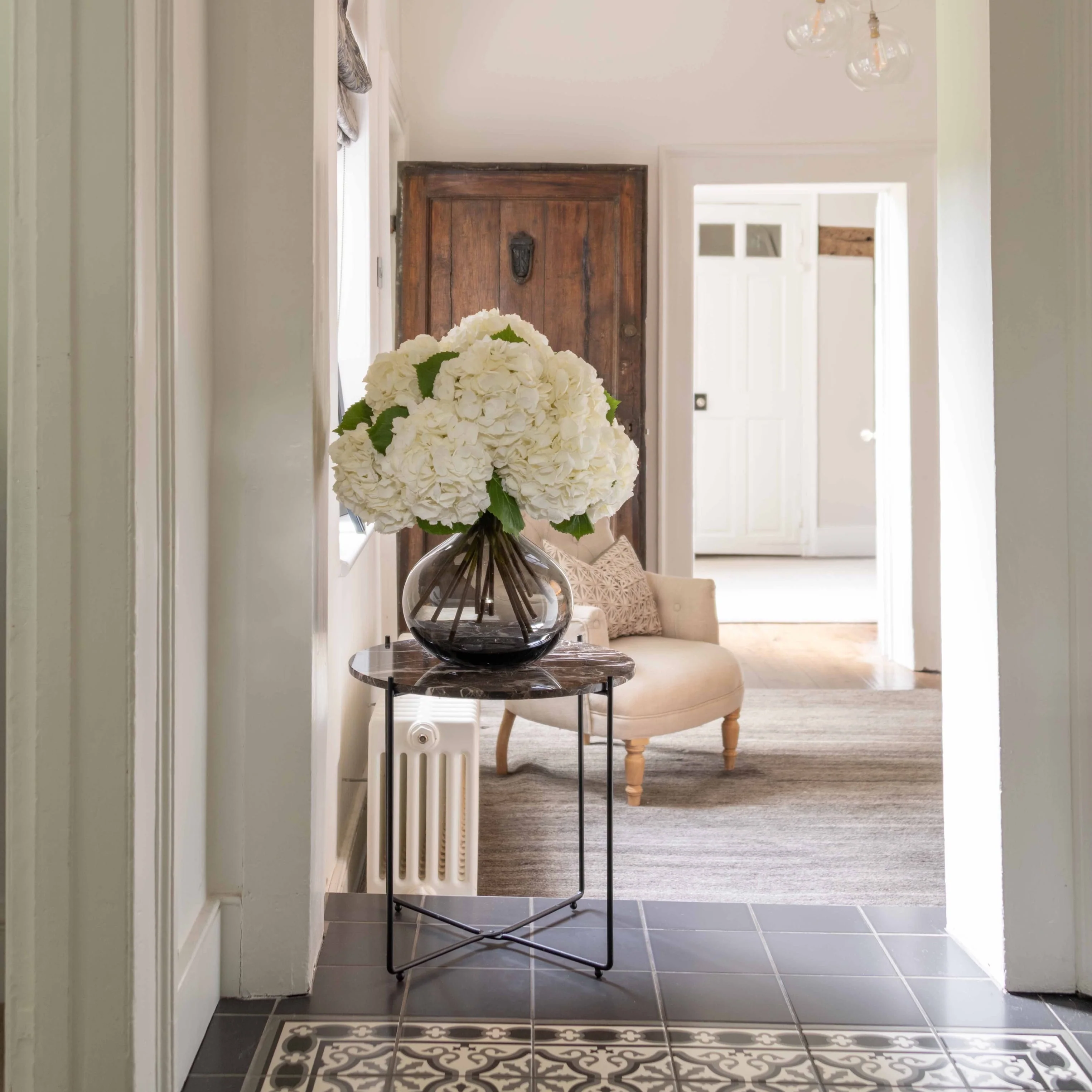Artificial White Hydrangea - Image 9