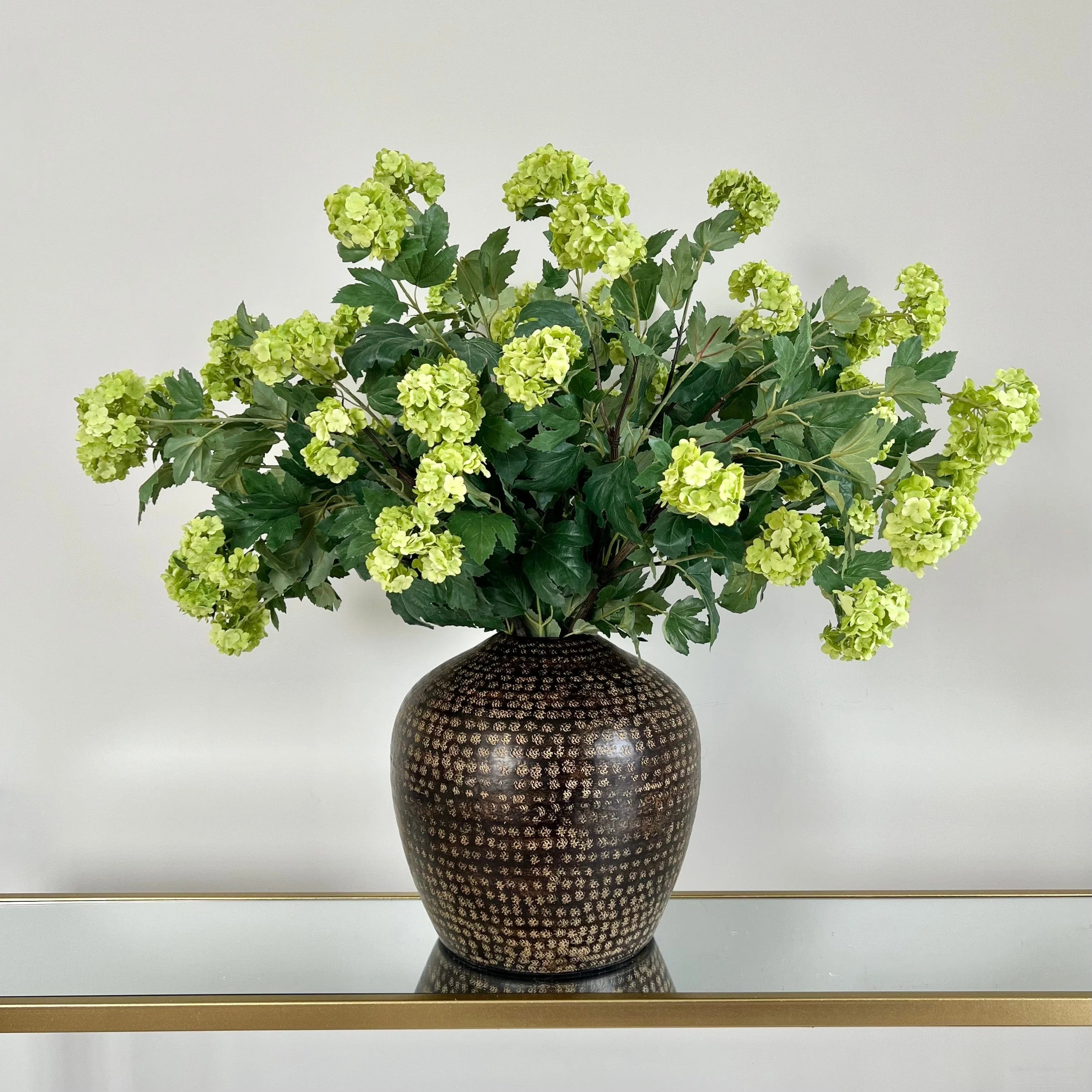 Artificial Green Vivid Viburnum