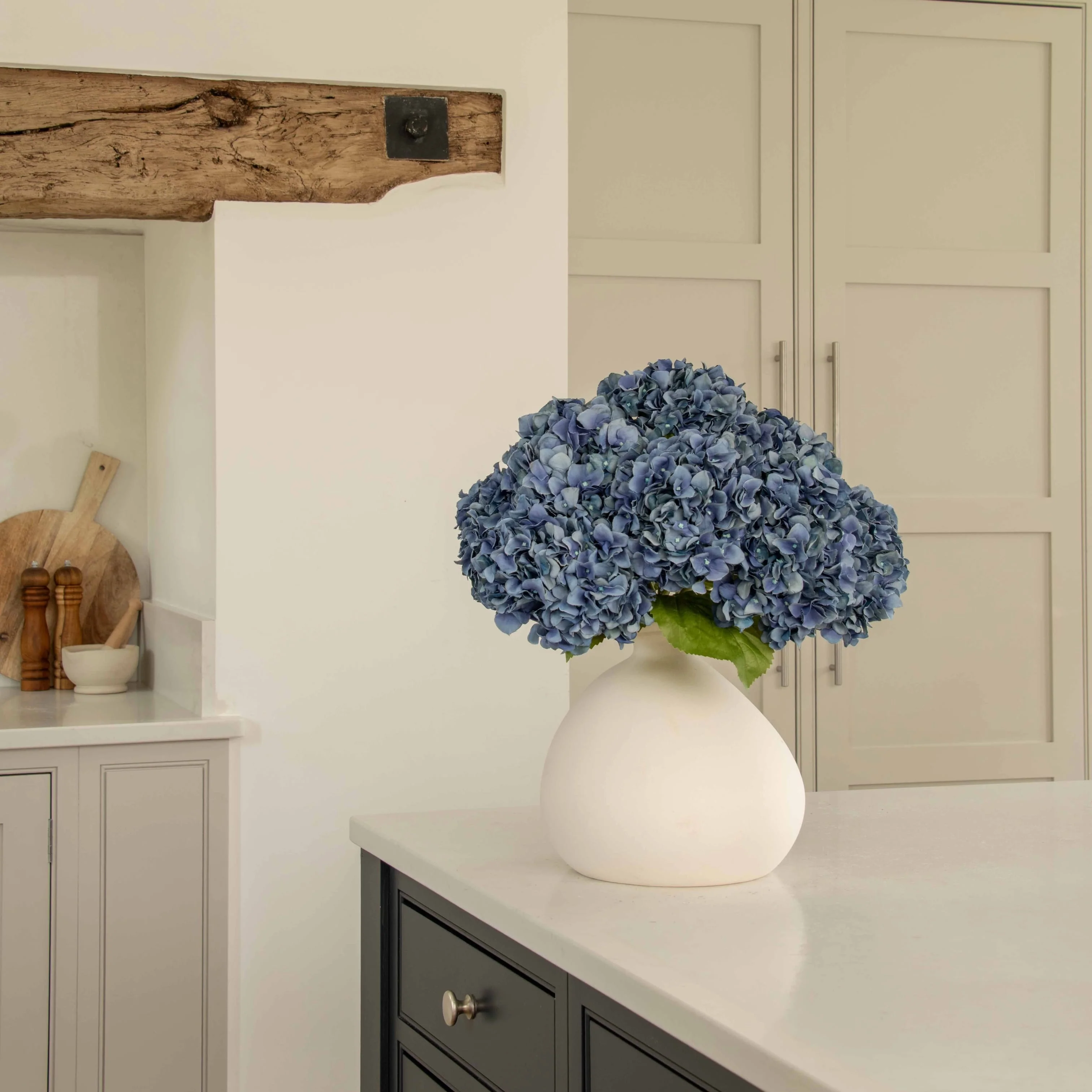 Artificial Blue Dried Hydrangea - Image 6