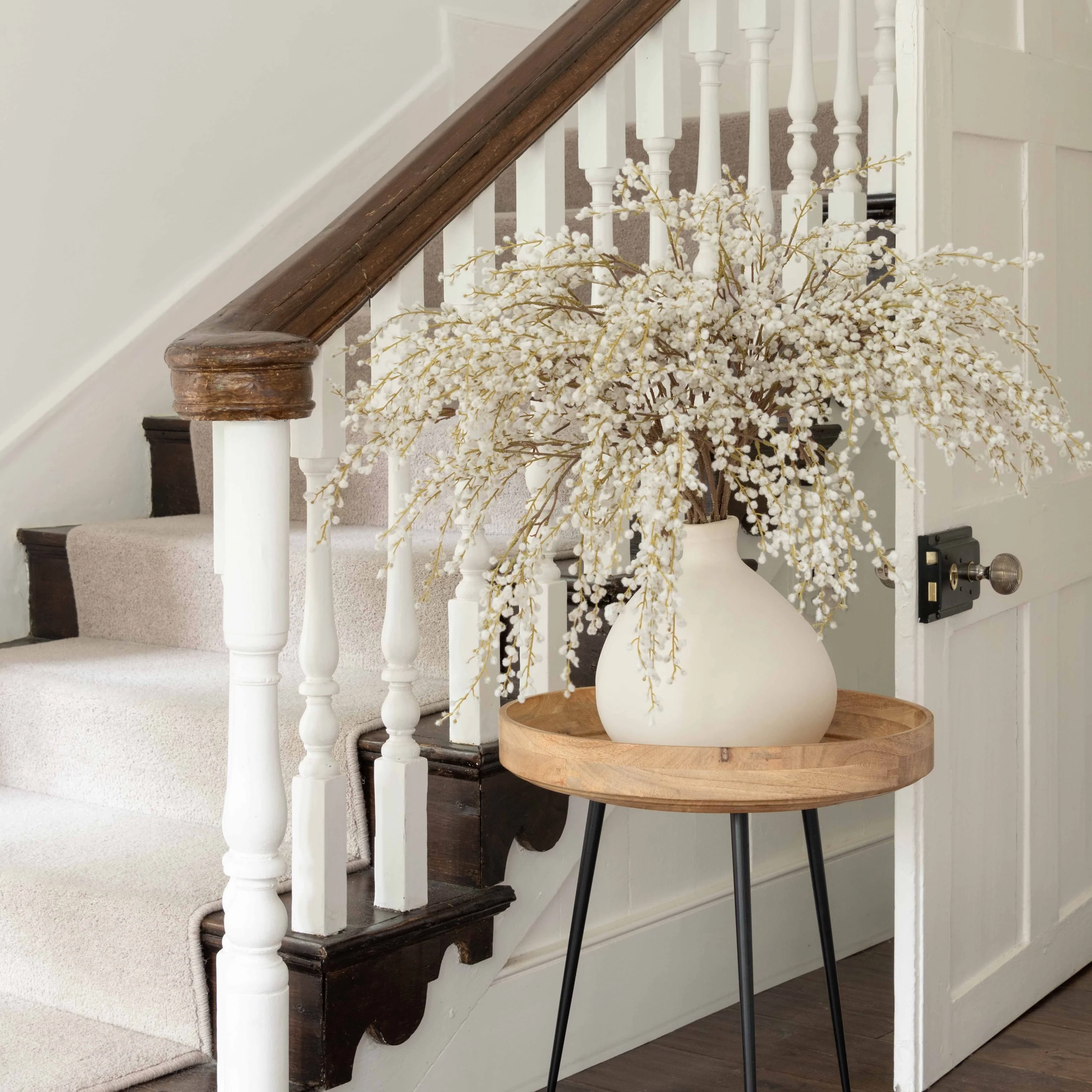 Artificial White Willow Spray - Image 5