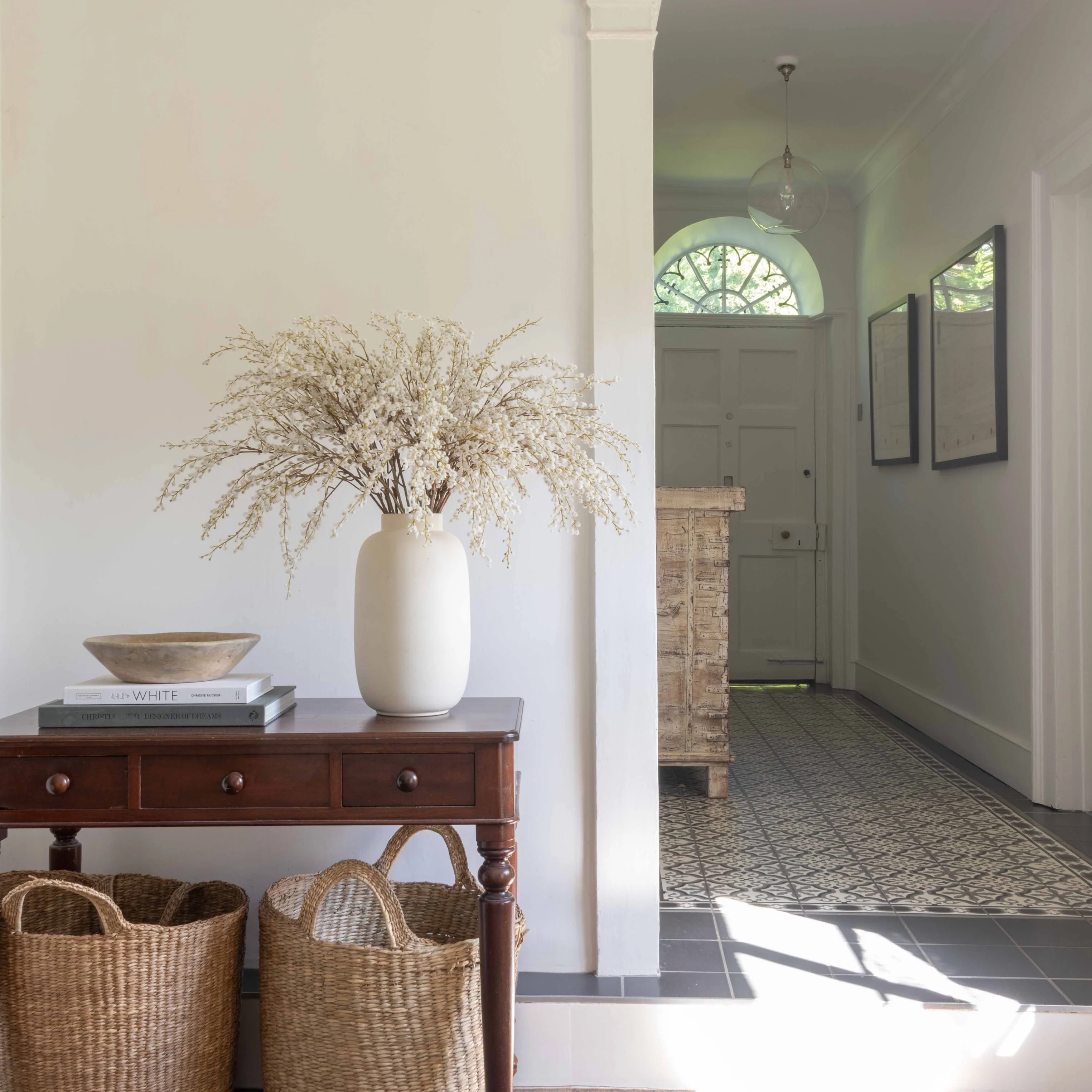Artificial White Willow Spray - Image 9